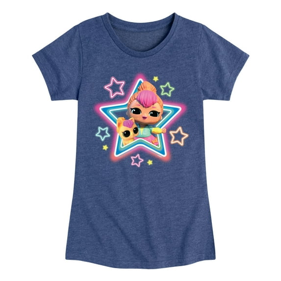 Lol Surprise! - Kitty Stars - Toddler & Youth Girls Short Sleeve Graphic T-Shirt