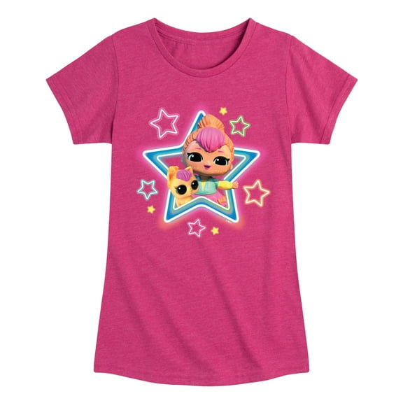 Lol Surprise! - Kitty Stars - Toddler & Youth Girls Short Sleeve Graphic T-Shirt