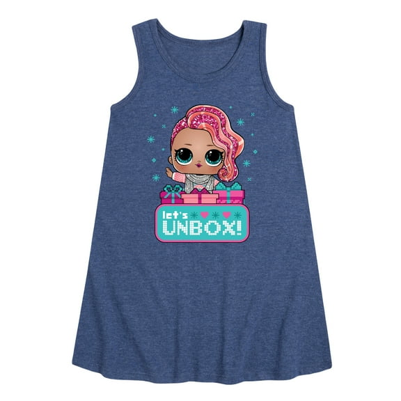 Lol Surprise! - Lets Unbox - Toddler & Youth Girls A-line Dress