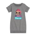 thumbnail image 1 of Lol Surprise! - Lets Unbox - Toddler & Youth Girls Fleece Dress, 1 of 5