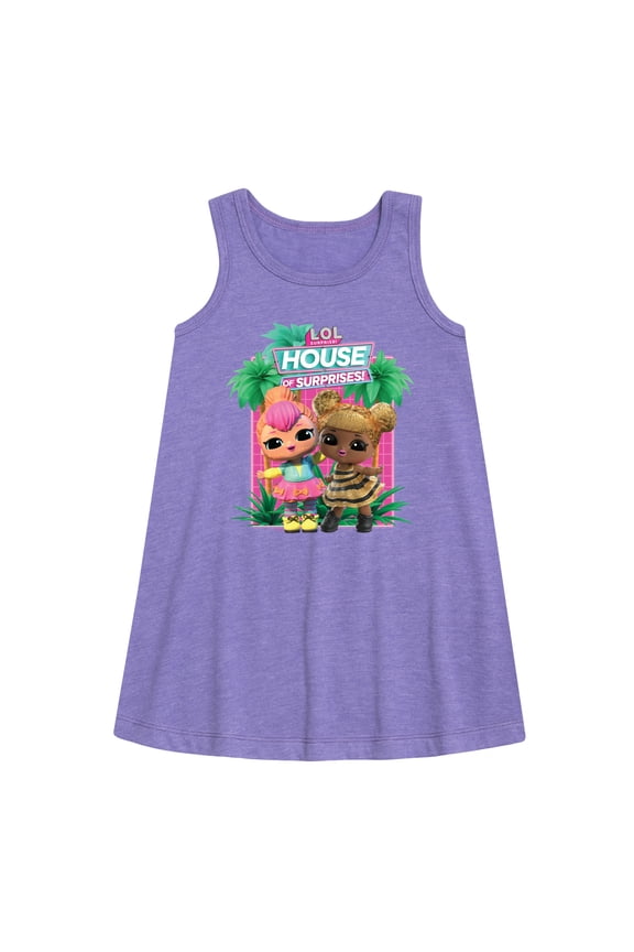 Lol Surprise! - Lol Hos Palm Trees - Toddler & Youth Girls A-line Dress
