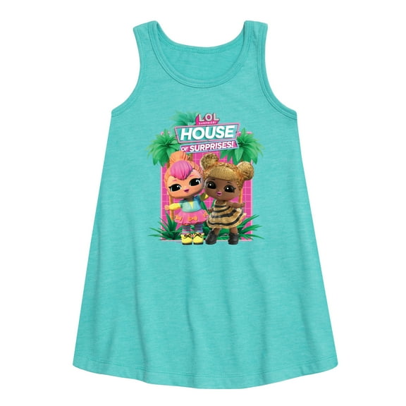 Lol Surprise! - Lol Hos Palm Trees - Toddler & Youth Girls A-line Dress