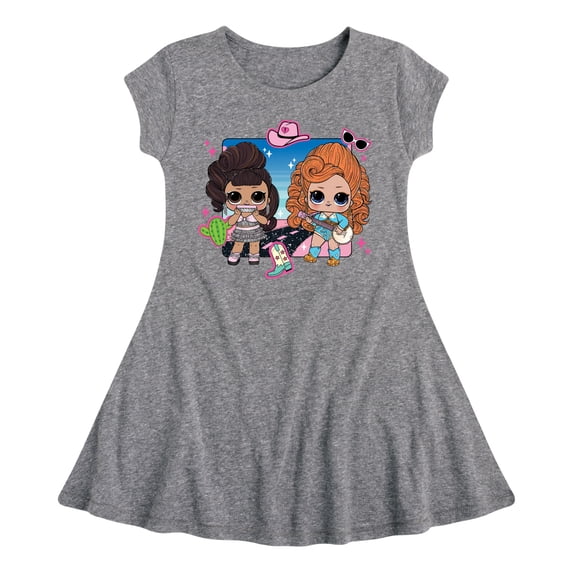 Lol Surprise! - Nashville And Bluegrass Queen - Toddler & Youth Girls Fit & Flare Dress