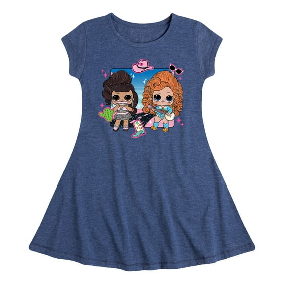 Lol Surprise! - Nashville And Bluegrass Queen - Toddler & Youth Girls Fit & Flare Dress