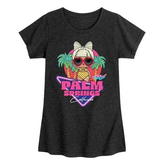Lol Surprise! - Palm Springs - Toddler & Youth Girls Short Sleeve Graphic T-Shirt
