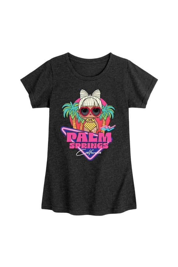 Lol Surprise! - Palm Springs - Toddler & Youth Girls Short Sleeve Graphic T-Shirt