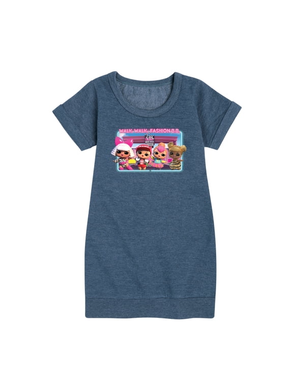 - Postcard - Toddler & Youth Girls Fleece Dress
