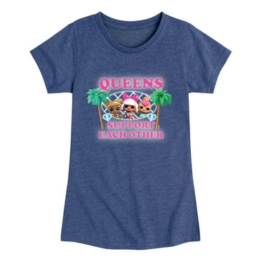 Lol Surprise! - Queens Support Each Other - Toddler & Youth Girls Short Sleeve Graphic T-Shirt