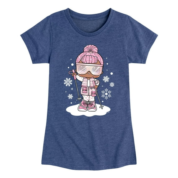 Lol Surprise! - Snowbunny And Snowflakes - Toddler & Youth Girls Short Sleeve Graphic T-Shirt