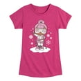 thumbnail image 1 of Lol Surprise! - Snowbunny And Snowflakes - Toddler & Youth Girls Short Sleeve Graphic T-Shirt, 1 of 5