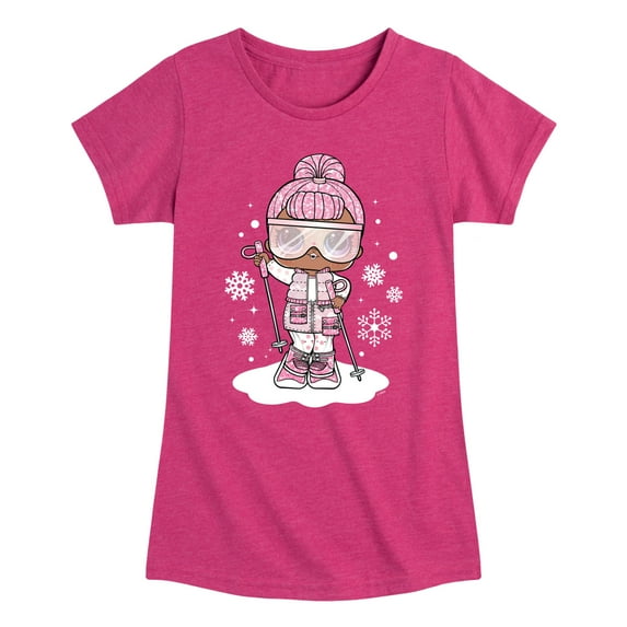 Lol Surprise! - Snowbunny And Snowflakes - Toddler & Youth Girls Short Sleeve Graphic T-Shirt