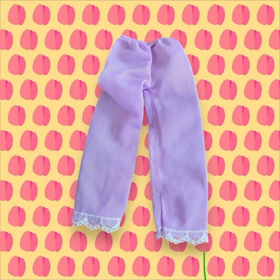 Lol Surprise doll OMG Bartz 1990 MY FIRST FASHION PURPLE LACEY PAJAMAS PJ's Pants Tights