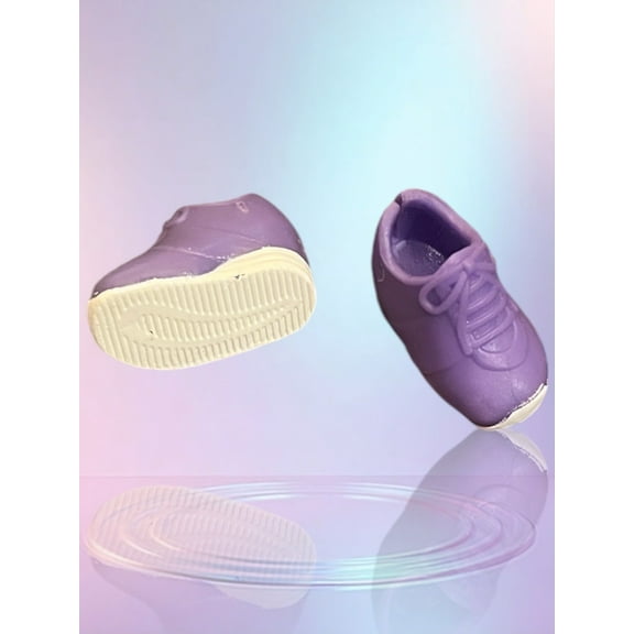 Lol Surprise doll OMG Bartz Doll Shoes Sneakers Purple White Soles Casual Doll Clothes
