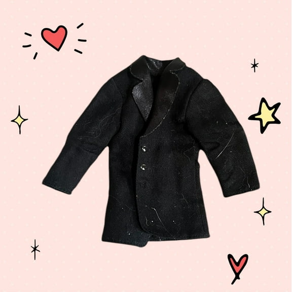 Lol Surprise doll OMG Bartz Ken Suit Jacket Black Formal Wedding Groom Cute Doll