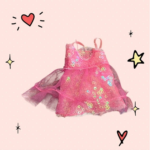 Lol Surprise doll OMG Bartz Rainbow High Doll Avery Styles Pink Sequin Mini Dress Fashion Clothes