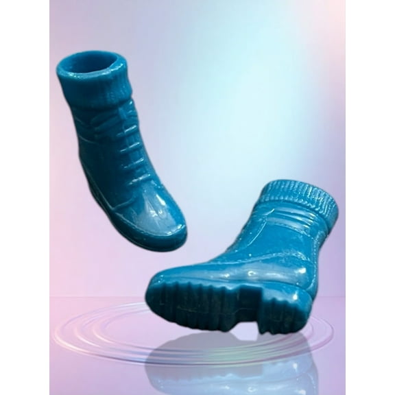 Lol Surprise doll OMG Bartz Squishy Boots Blue Hiking Camping Winter Low Heel Faux Laces Slip-on Shoe