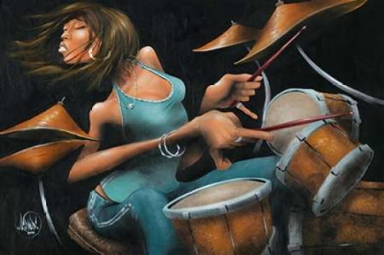Lola Beats Canvas Art - David Garibaldi (24 x 36)