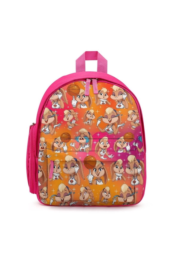 Lola Bunny Cute Cartoon backpack travel bag adjustable shoulder straps One size