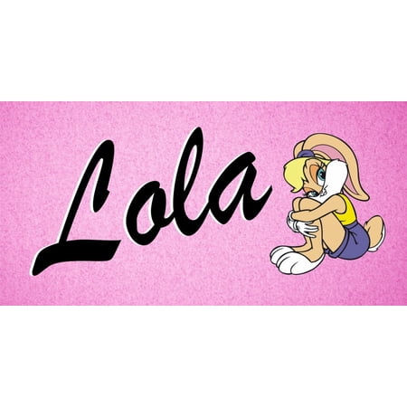 Lola Bunny Photo License Plate