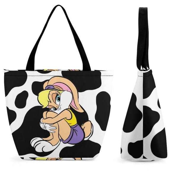 Lola Bunny Women's handbags shopping bags fun gift bags gym travel Halloween gifts One size