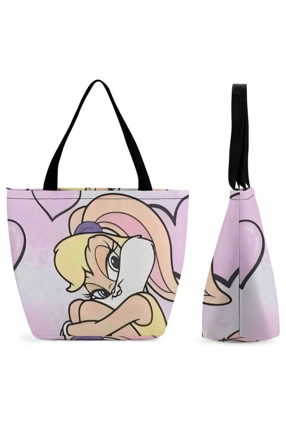 Lola Bunny Women's handbags shopping bags fun gift bags gym travel Halloween gifts One size