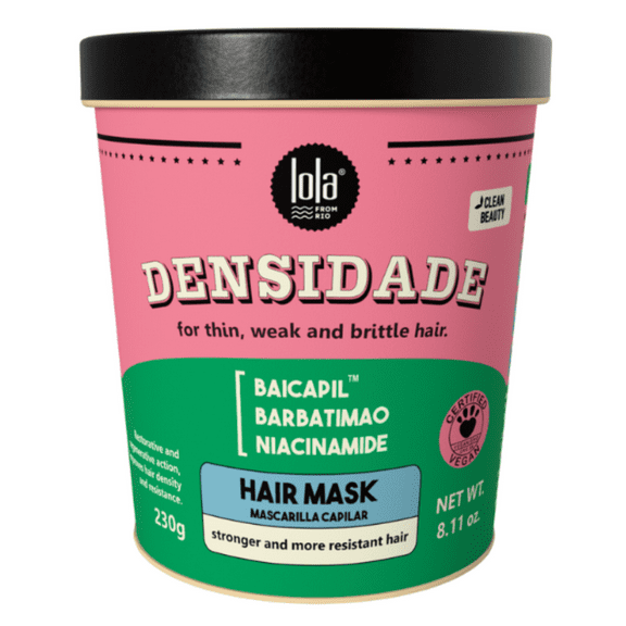 Lola From Rio Densidade Hair Mask for Hair Growth and Hair Repair, 8.11 fl oz