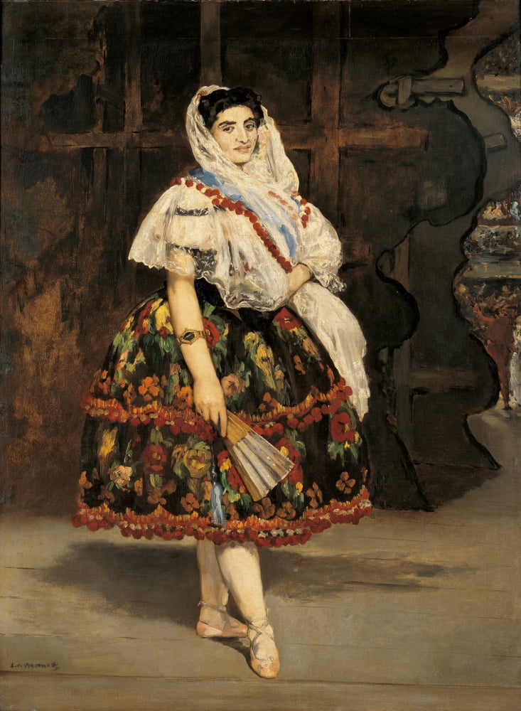 Lola From Valencia Canvas Art - (18 x 24)