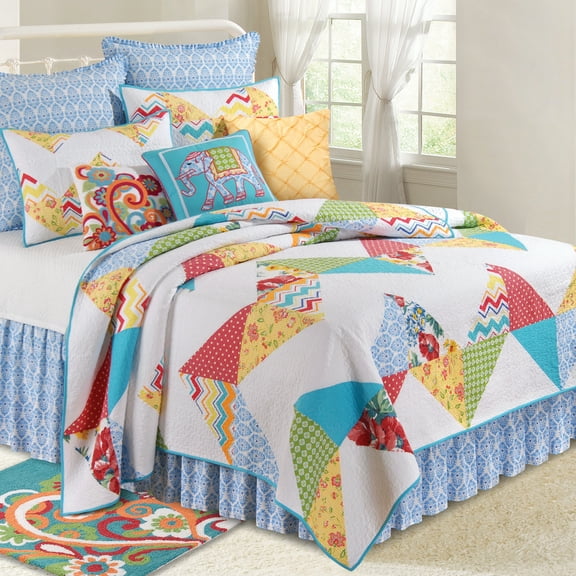 Lola Full/Queen Quilt Bedding Bedspread Coverlet