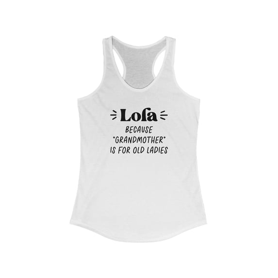 Lola Grandma Grandmother Tank Top Gifts Shirt Womens Sleeveless