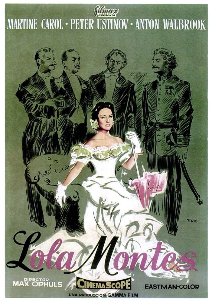 Lola Montes (The Sins Of Lola Montes) Canvas Art - (11 x 17)
