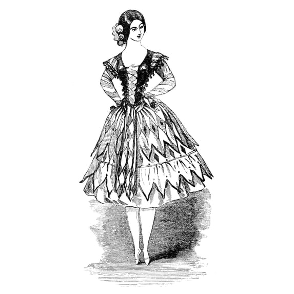 Lola Montez. NnE Marie Dolores Eliza Rosanna Gilbert. Irish Dancer And Adventuress. Wood Engraving