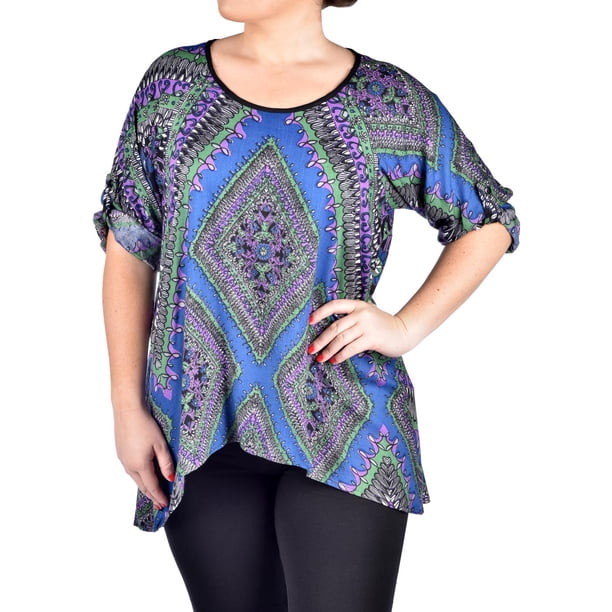 Lola P Top Purple L - Walmart Business Supplies