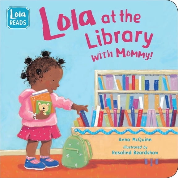 Lola Reads Lola at the Library with Mommy, (Board Book)