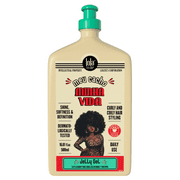 Lola from Rio Meu Cacho Minha Vida Jelly Gel to Control Frizz, Define, & Style Curly Hair, 16.91 fl oz