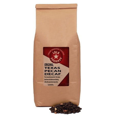 Lola Savannah Texas Pecan Whole Bean Coffee - Decaf 5lb Bag