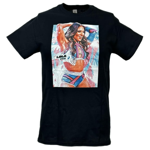Lola Vice Poster Print Black T-shirt