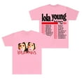 thumbnail image 1 of Lola Young 2025 Tour T-Shirts HipHop Streetwear Women Men Crewneck Short Sleeve Tee, 1 of 6