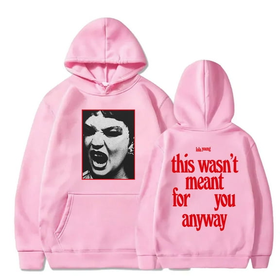 Lola Young Album Cover Hoodies This Wasn't Meant For You Anyway Tour Merch Unisex Hooded Sweatshirts