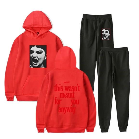 Lola Young Album Cover Merch Hoodies Jogger Pants Cosplay Unisex HipHop Streetwear Set