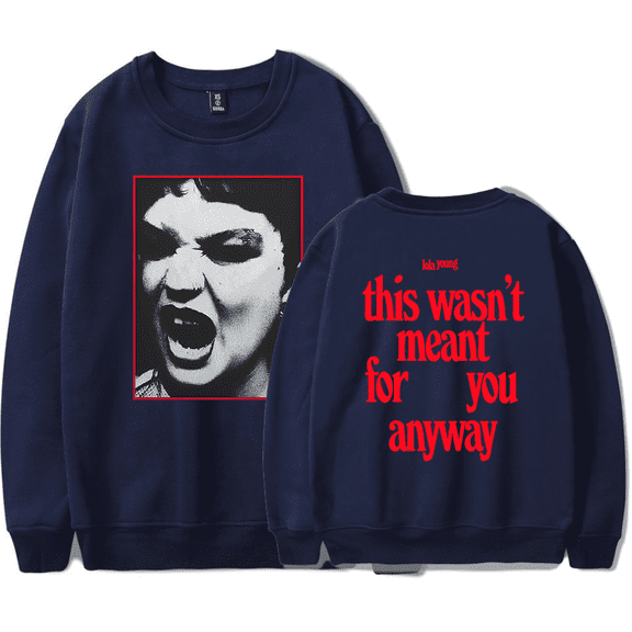 Lola Young Album Photos Cover Merch Crewneck Sweatshirts Unisex Fashion Casual Long Sleeve Tops
