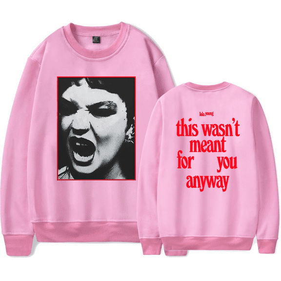 Lola Young Album Photos Cover Merch Crewneck Sweatshirts Unisex Fashion Casual Long Sleeve Tops