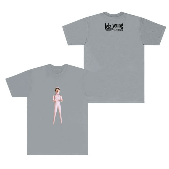 Lola Young I'm Only F Myself Merch T-Shirts HipHop Streetwear Women Men Short Sleeve Tee