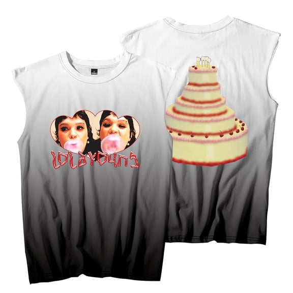 Lola Young Messy Cake Sleeveless T-Shirts Tank Tops Women Men Fashion Streetwear Tee
