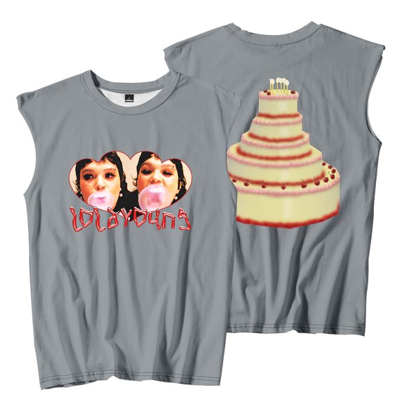 Lola Young Messy Cake Sleeveless T-Shirts Tank Tops Women Men Fashion Streetwear Tee