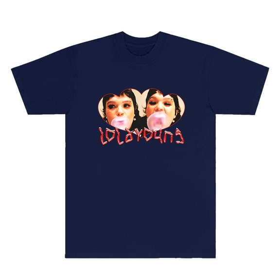 Lola Young Messy Raglan T-Shirts Streetwear Tops Women Men Crewneck Short Sleeve Tee