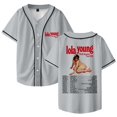 thumbnail image 1 of Lola Young North America Tour 2025 Baseball Jersey Shirt V-Neck Women Men Short Sleeve Streetwear Clothes, 1 of 3