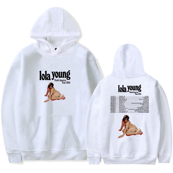 Lola Young North America Tour 2025 Hoodie Women Men Long Sleeve Hooded Pullover Sweatshirt