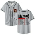 thumbnail image 1 of Lola Young North America Tour 2025 Merch Baseball Jersey Shirt V-Neck Women Men Short Sleeve Streetwear Clothes, 1 of 3