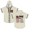 thumbnail image 1 of Lola Young North America Tour 2025 Merch Hooded Baseball Jersey Short Sleeve Shirt Women Men Crewneck Casual Tee, 1 of 3