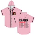 thumbnail image 1 of Lola Young North America Tour 2025 Merch Hooded Baseball Jersey Short Sleeve Shirt Women Men Crewneck Casual Tee, 1 of 3